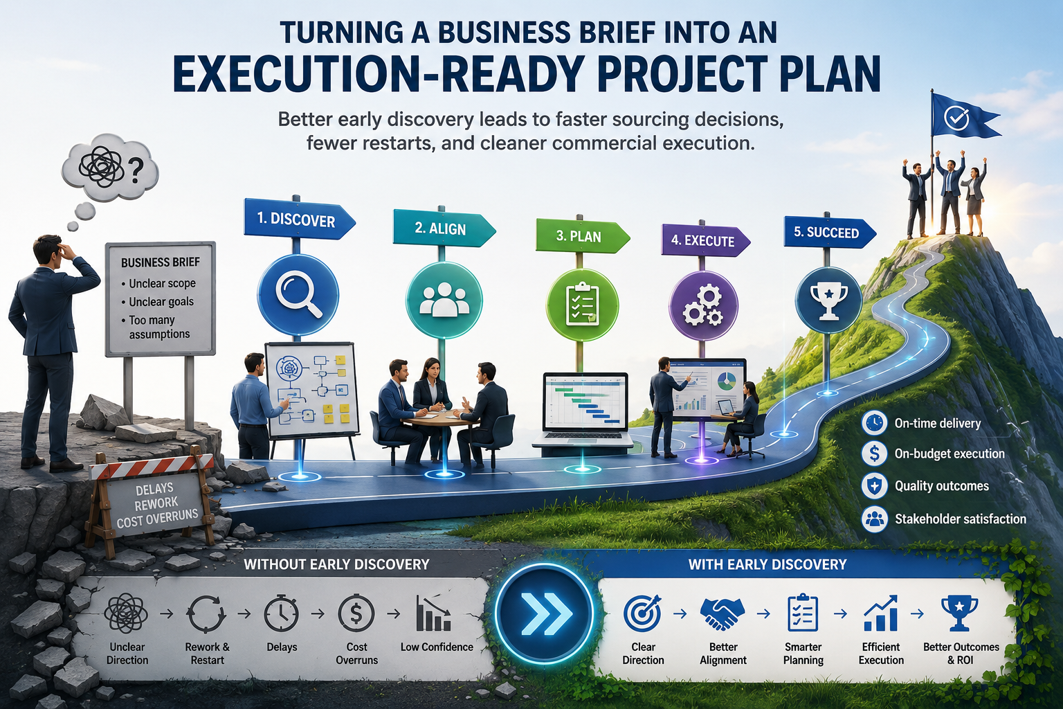 Turning a business brief into an execution-ready project plan